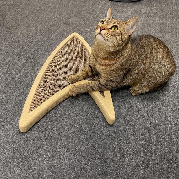 Trek Style Enterprise Badge Cat Scratcher