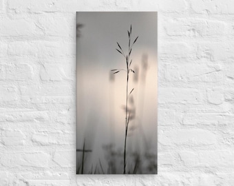 Silueta herbosa - Impresión artística en lienzo - Parte B