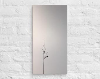 Silueta herbosa - Impresión artística en lienzo - Parte A