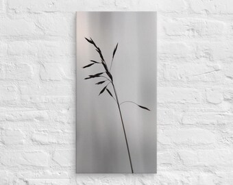 Silueta herbosa - Impresión artística en lienzo - Parte C