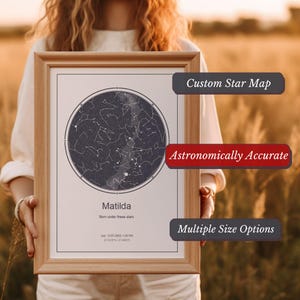 Custom Star Map Gray • Digital Sky Map Poster• Personalized Anniversary Gift • Night Sky Print • Birthday Astrology Art • DIGITAL DOWNLOAD