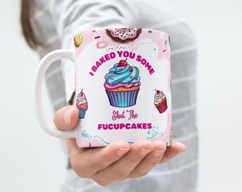 Sassy Mom Cupcake Mug Wrap: Sarcastic Design (11oz, 15oz) (Sublimation PNG)