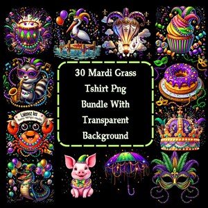 Pacote PNG de Mardi Gras, Coquete de Fleur De Lis PNG, Design Digital de Louisiana, PNG de Mardi Gras Xadrez, Gráficos de Festa, Arte de Sublimação Festiva