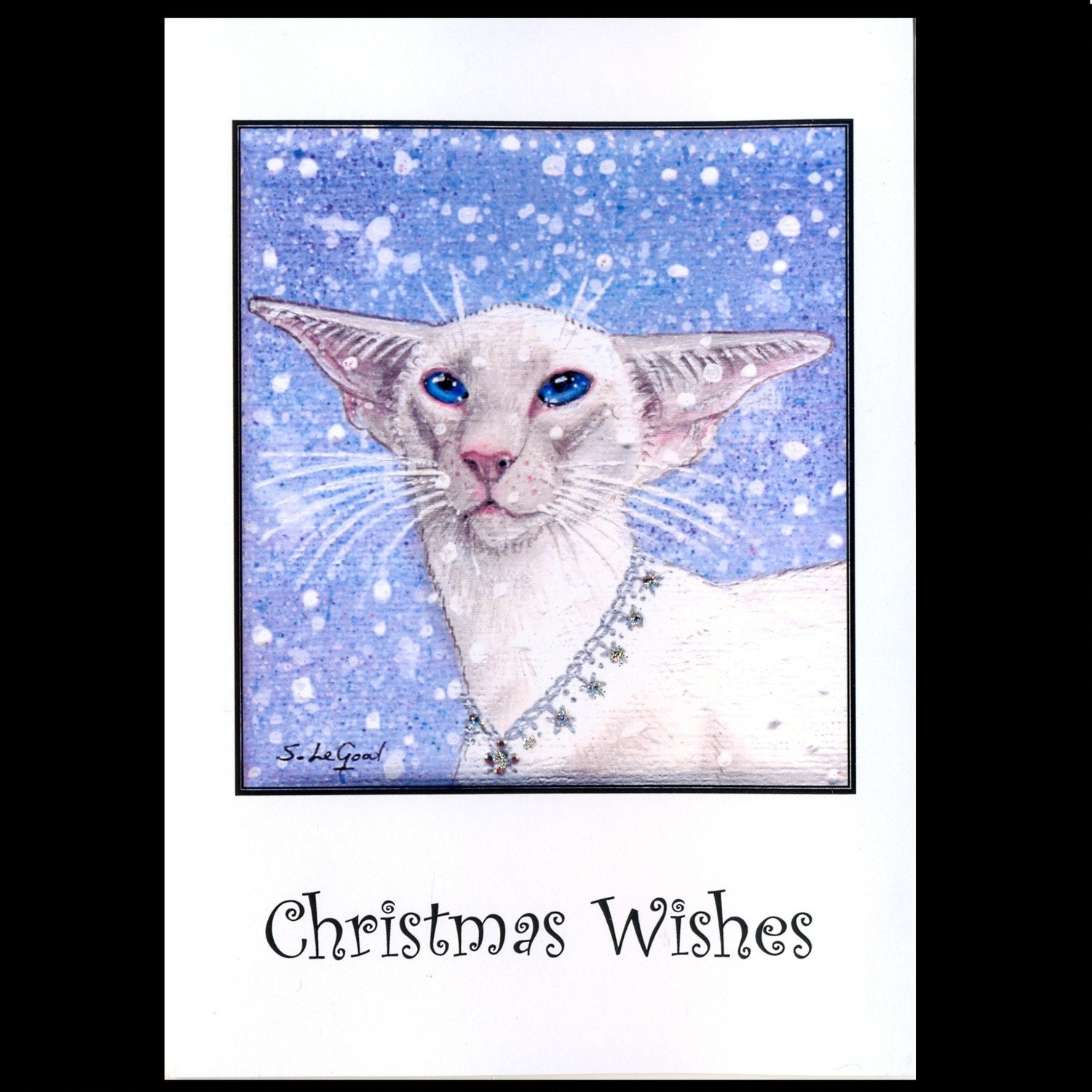 Siamese Cat Christmas Cards 