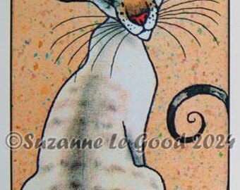 タビーポイント リンクスポイント シャム猫 大型アートプリント 限定版