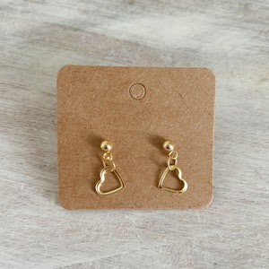 Heart Gold earrings