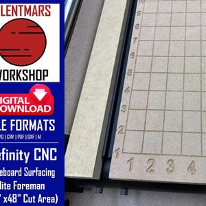 Onefinity CNC-afvalkarton, raster voor Elite Foreman en QCW-frame (Imperial)