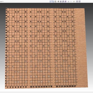 Onefinity CNC-afvalplaatoppervlak, raster- en schroefdraadinzetstukken voor houtbewerker met QCW - inch (Imperiaal)
