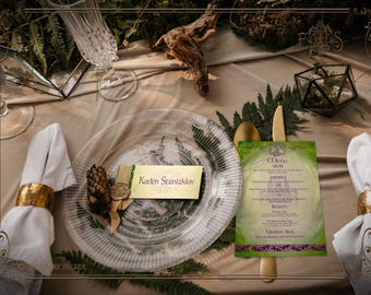 The Fantasy Forest Wedding Reception or Special Occasions Menu