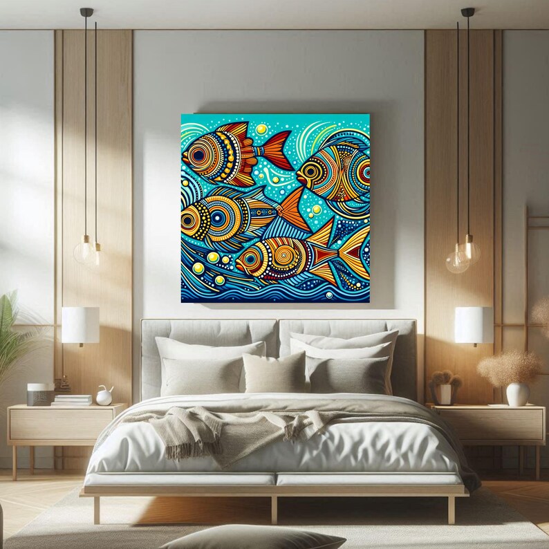 Aboriginal art, wall poster, Australian dot art, Wall art poster, Wall Hanging, Original poster, fine art prints, Australia Designed, Printed art, original art, poster art, unique art, poster hanging,