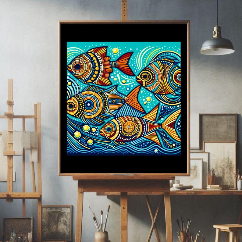 Aboriginal art, wall poster, Australian dot art, Wall art poster, Wall Hanging, Original poster, fine art prints, Australia Designed, Printed art, original art, poster art, unique art, poster hanging,
