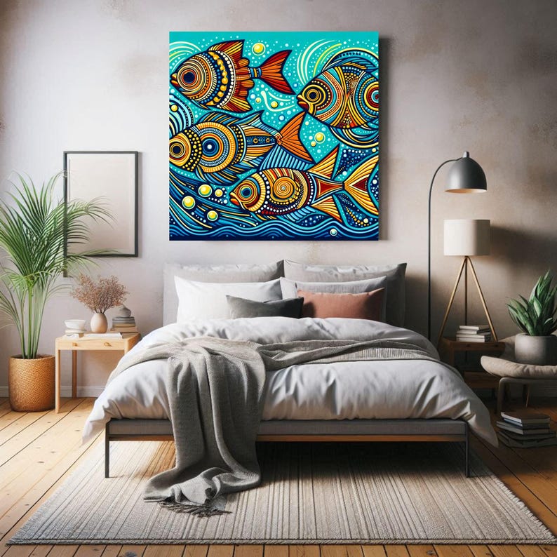 Aboriginal art, wall poster, Australian dot art, Wall art poster, Wall Hanging, Original poster, fine art prints, Australia Designed, Printed art, original art, poster art, unique art, poster hanging,