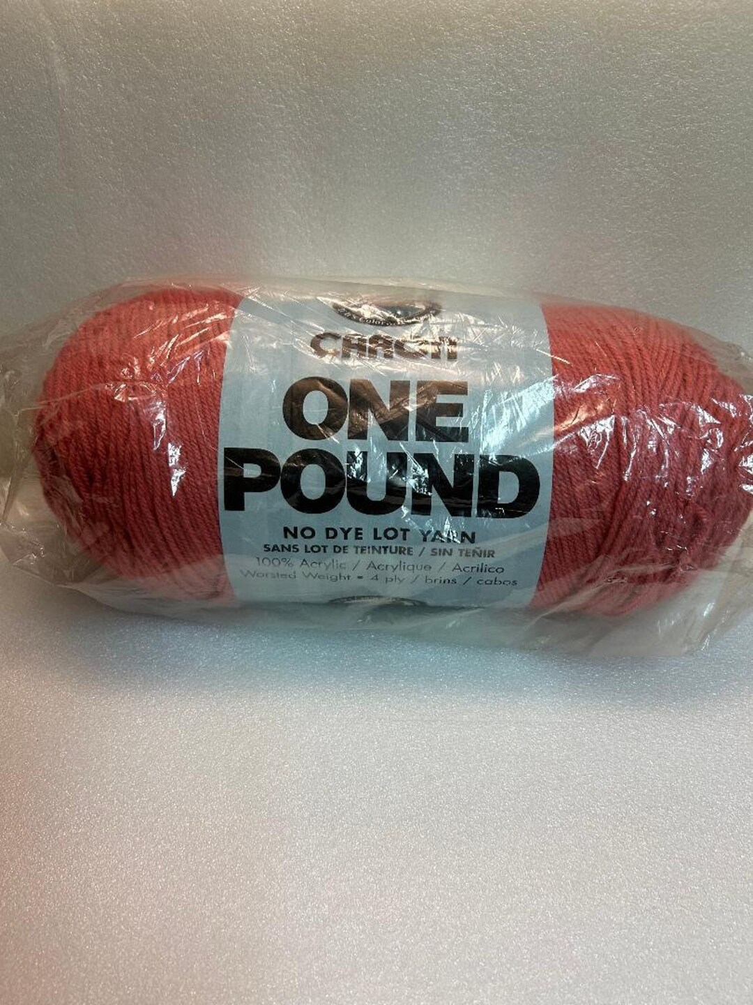 One Pound of Caron Yarn in the Color Rose 517 No Dye Lot Etsy
