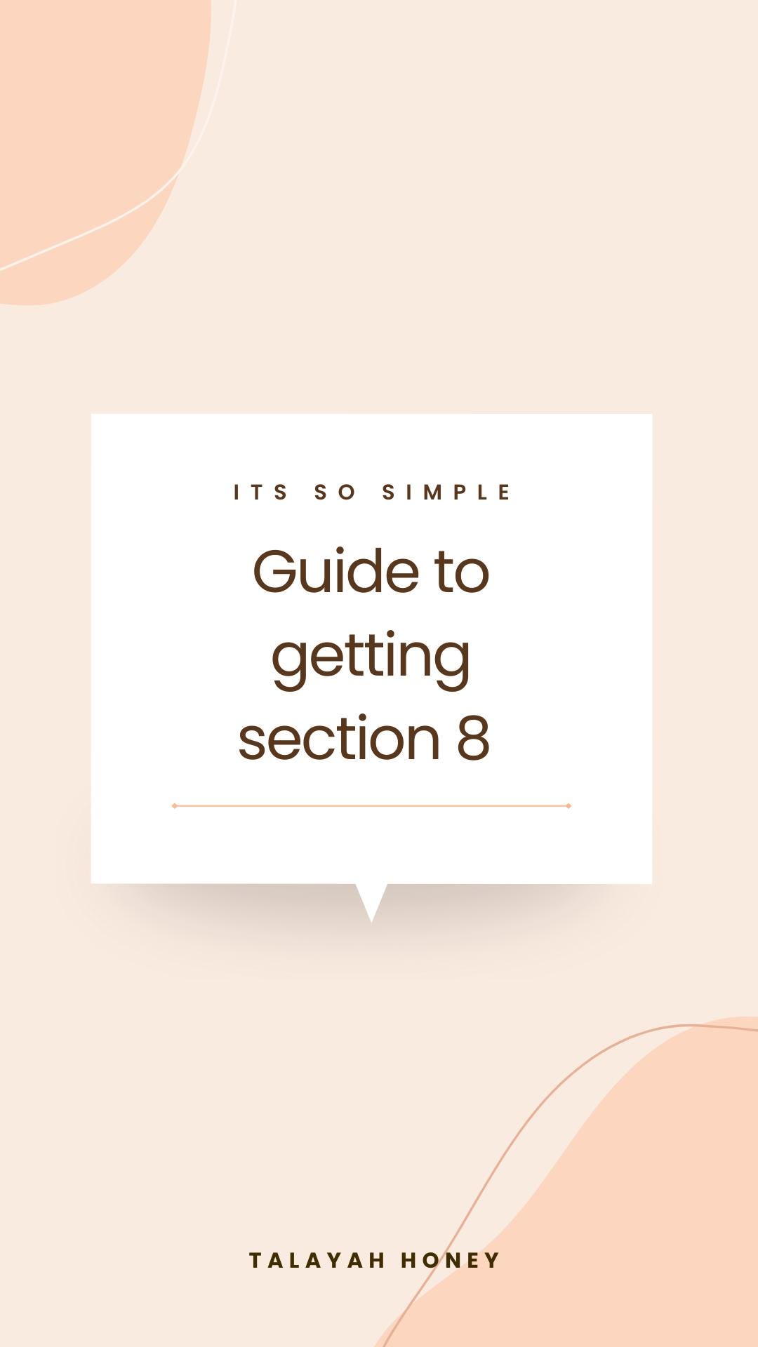 SECTION 8 Tips