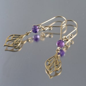 handmade robust 9ct eco gold earwires with jumprings improved design image 3