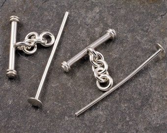 sterling silver cufflink kit - just add beads