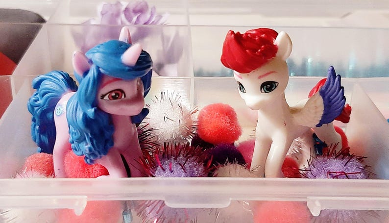 Mlp Container My Little Pony Playdough Kit,sensory Kit, Sensory Bin, Gift for Girls ...