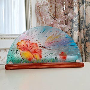 Stained Glass Nightlight Table Lamp