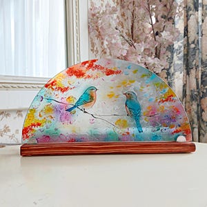 Stained Glass Nightlight Table Lamp