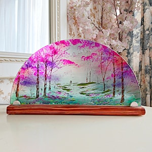 Stained Glass Nightlight Table Lamp