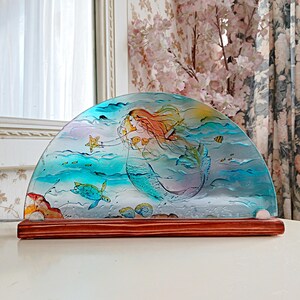 Stained Glass Nightlight Table Lamp