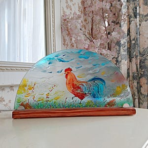 Stained Glass Nightlight Table Lamp
