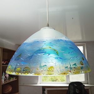 Dining room light ceiling light Nouvean lamp Pendant light fixtures Pendant lighting Nautical lamp shade Beach shade Coastal chandelier