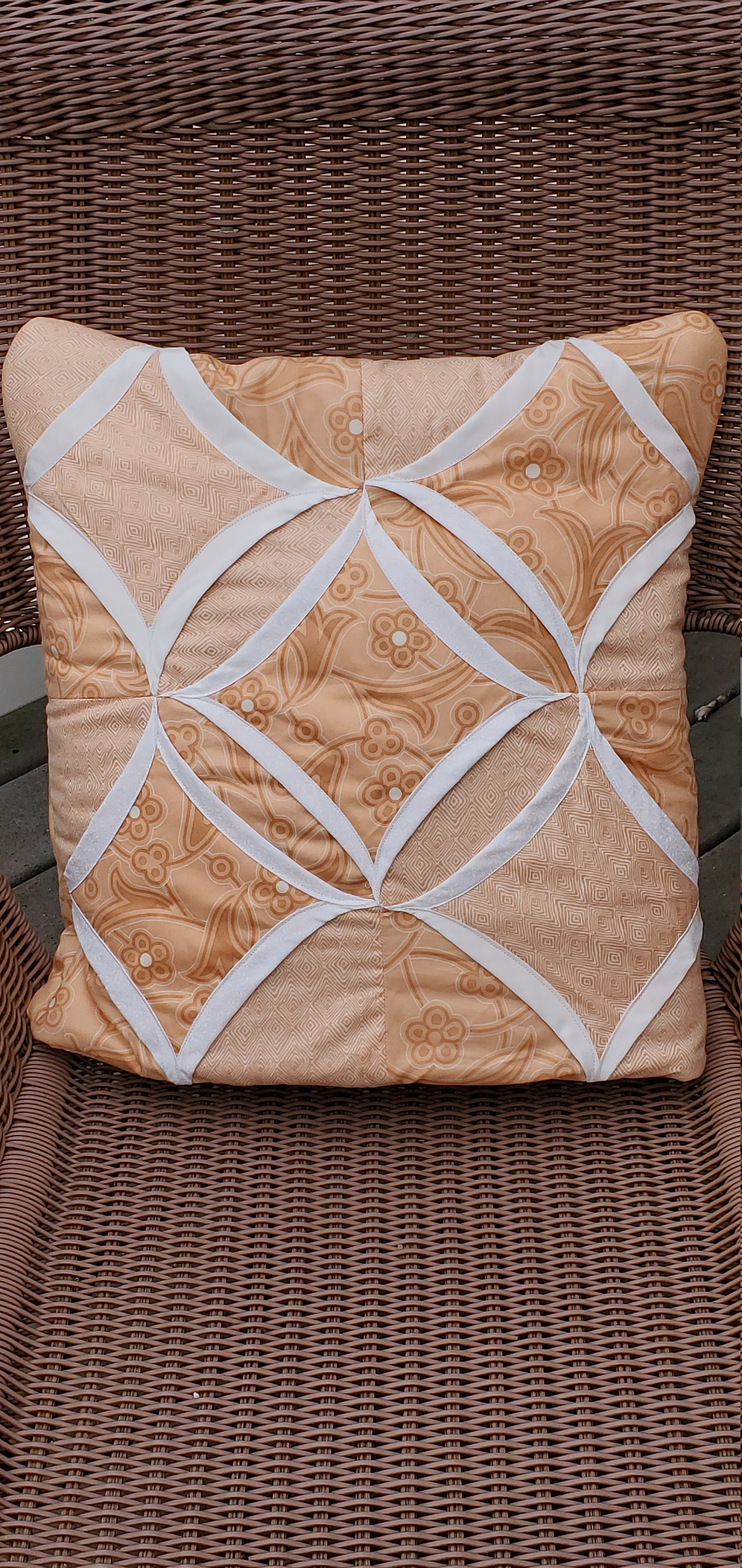 Quillow/pillow/lap Quilt/lap Throw Cathedral Window Etsy