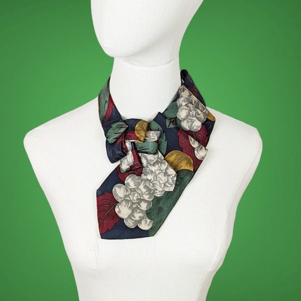 Women's Fall Ascot Scarf - Office Fashion - Unique Scarf