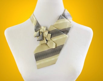 Ascot Tie - Necktie Scarf - Working Mom Gift - Silk Scarf - Women's Tie - Bold Accessories.