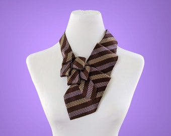 Vintage Women's Tie - Unisex Scarf - Ethical Fashion - Ascot Tie.