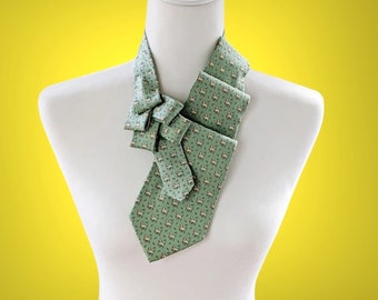 Dog Silk Scarf - Neck Tie Scarf - Eco Scarf - Ascot Tie - Dog Lover Gift