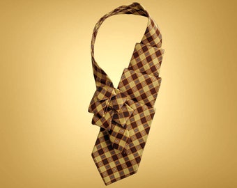 Vintage Check Ascot - Casual Ascot - Sustainable Men's Fashion