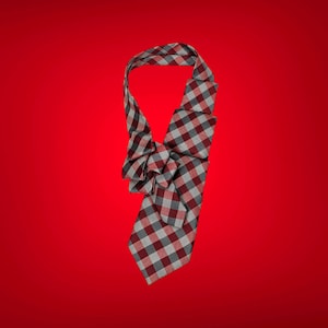 Buffalo Plaid Ascot - Casual Ascot - Sustainable Men&#39;s Fashion