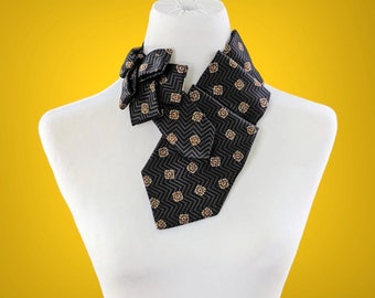 Unisex Scarf - Necktie Scarf - Women's Tie - Women's Ascot Tie - Tie Scarf - Unique Scarf.