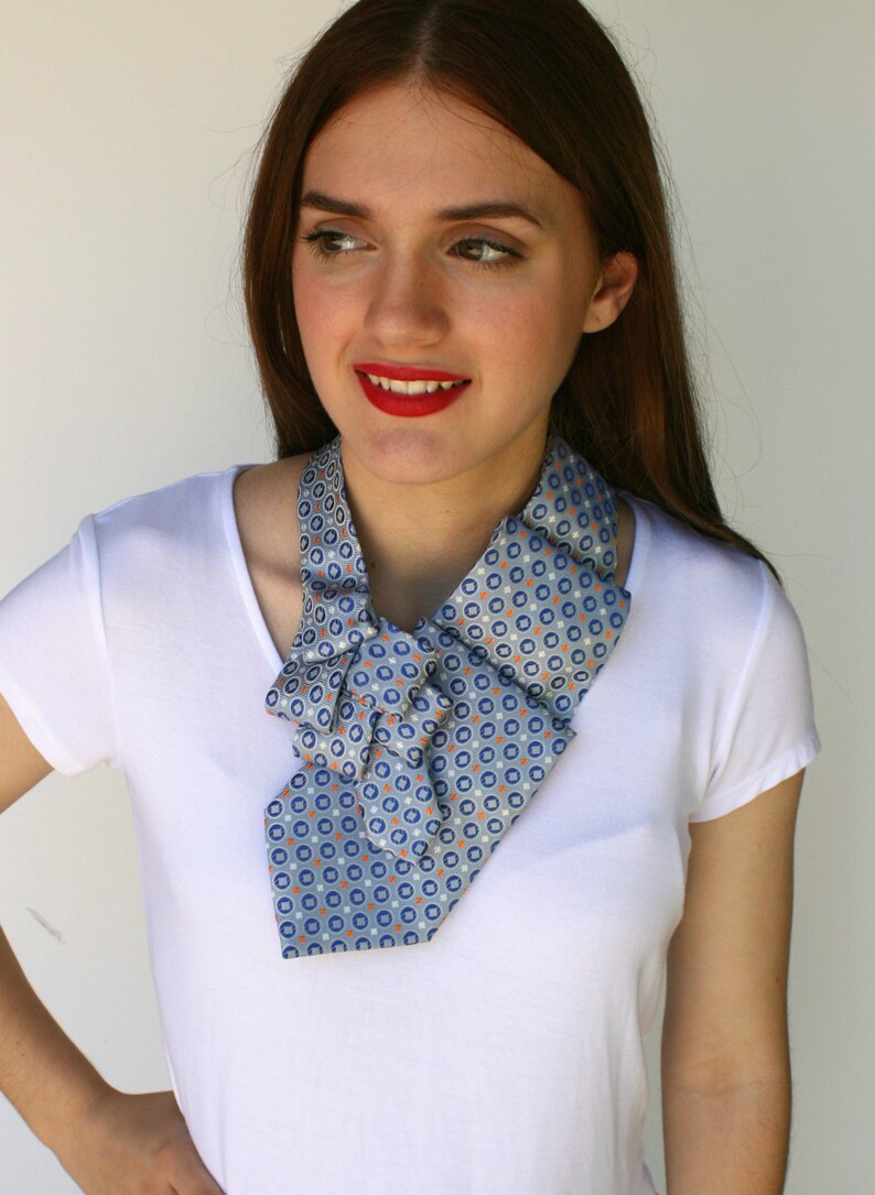 Women's Tie Necktie Scarf Unisex Scarf Ascot Tie Etsy