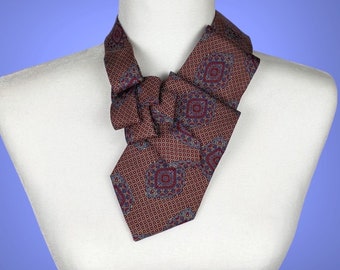Silk Scarf - Unique Scarf - Unisex Scarf - Working Mom Gift - Business Fashion - Fall Accessories.