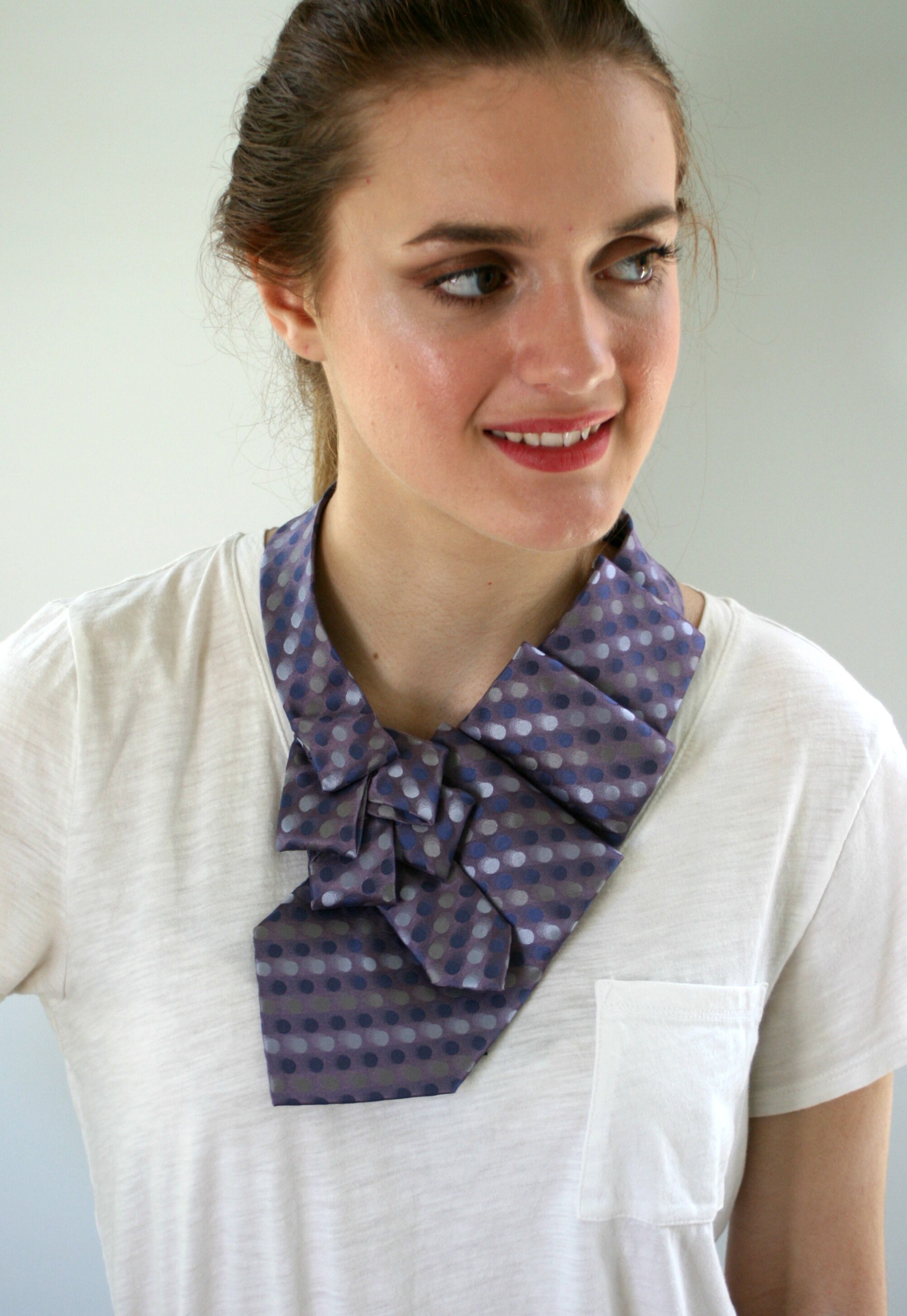 Neck Tie Scarf Women's Tie Unisex Scarf Silk Ascot Etsy