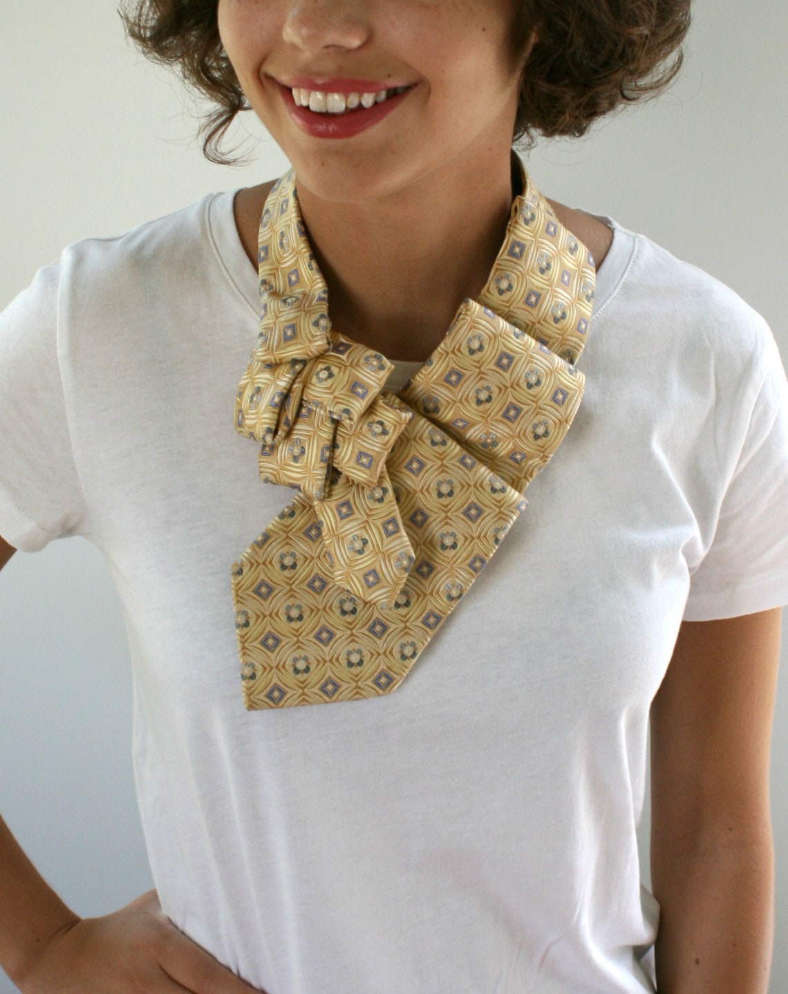 Necktie Scarf Women's Tie Unisex Scarf Work Wear Etsy