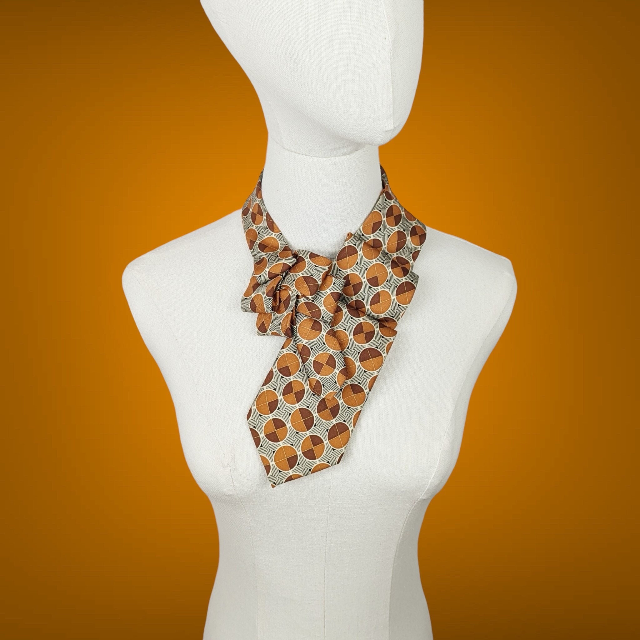 Silk Scarf for Women, Orange Silk Scarf, Neck Scarf, the