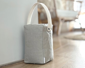 Minimalist Door Stopper Cover – Washable Paper Door Weight