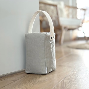 Zware deurstopper Wasbare papieren deurstopper Milieuvriendelijke deurstopper Sustainable Living Stoffen deurstopper Ongevulde gewogen deurstopper Thuiscadeau