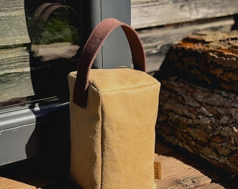 Fillable Door Stop with Cotton Handle – Washable Paper Door Stopper Cover