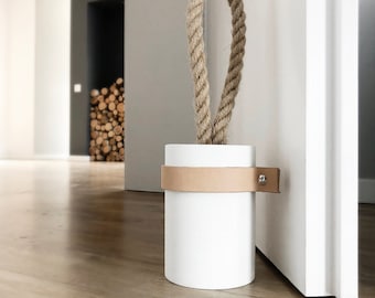 Butoir de porte en béton, Arrêt de porte en béton lourd, Cadeau pour la maison, Arrêt de porte moderne, Décoration intérieure Boho, Cadeau d’anniversaire pour elle