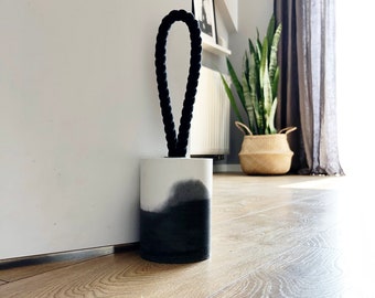 Concrete Door Stop – Minimalist Door Stopper for Modern Home Decor