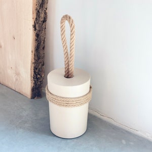 XXL Concrete Door Stop, Modern Decorative Doorstop, Prop for Balcony Windows, Weighted Door Stopper, Natural Home Decor, Gift for the Home