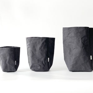 Washable paper storage pot, Kraft paper bags