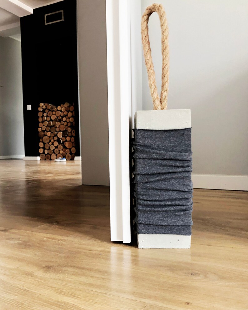 Cover / Cement Doorstop Cozy / Door Stopper Guard / Jersey Etsy