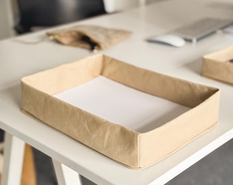 Washable Paper Document Tray, A4 A5 A6 | Desk Organizer