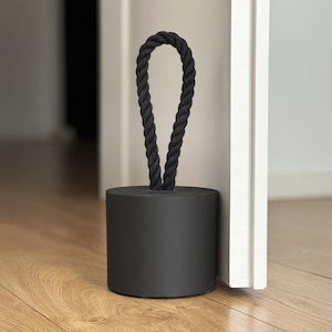 XL Concrete Door Stop – Modern Door Stop Large, Minimalist Door Stopper For Home Or Patio, Heavy Concrete Door Holder